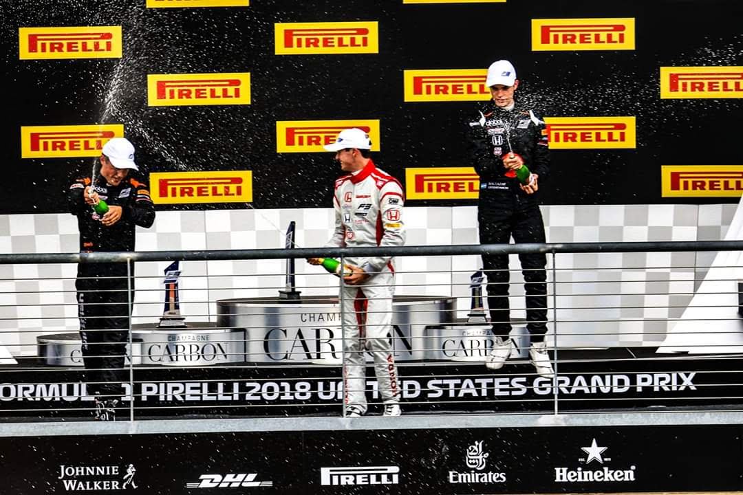 Podio en el Gran Premio de Estados Unidos 2018