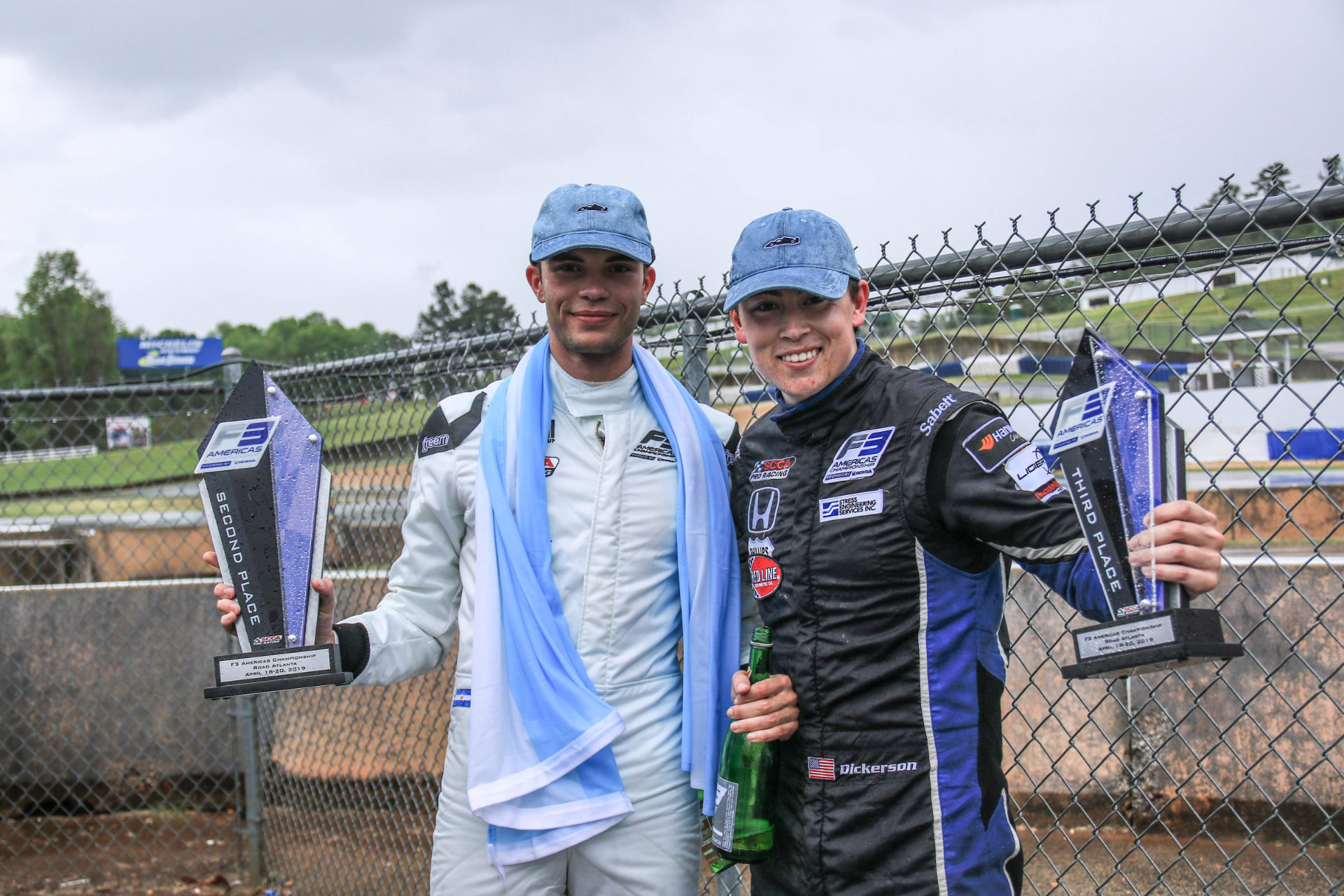 En el podio de F3 Americas en Road Atlanta 2019